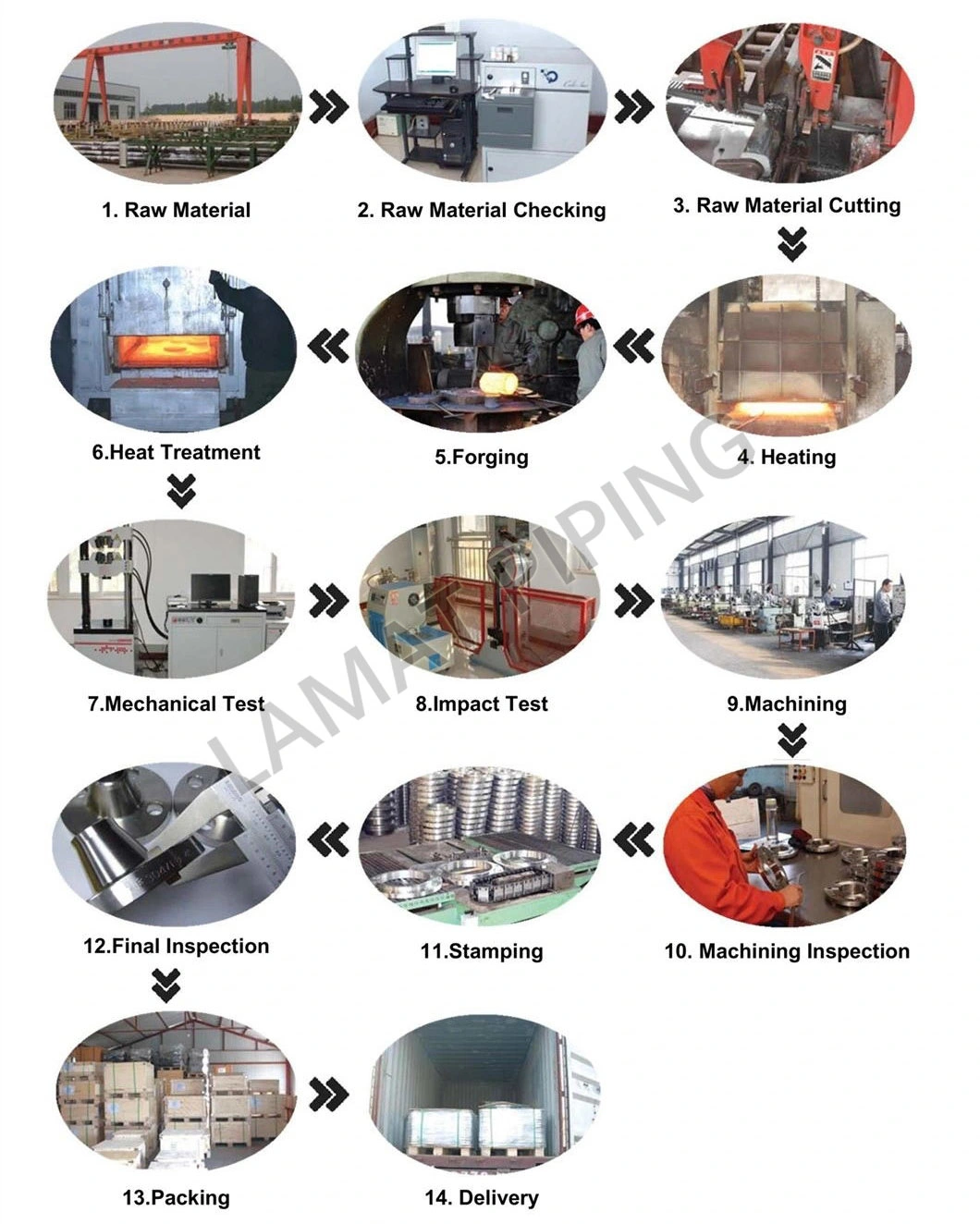 ASTM/DIN/BS4504/GOST/SABS/JIS/En Forged Steel Welding Neck Wn Flanges