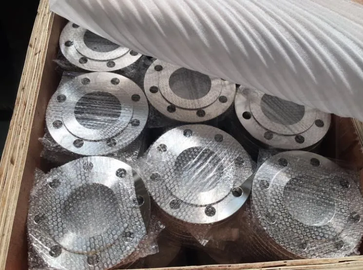 En 1092-1 Type 05 Standard Aluminum Slip on Flanges Flat Face 5 Inch So / Blind Flange Class 300