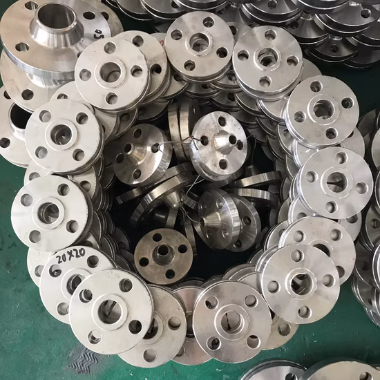 中国パイプ継手 ASME B16.9 304L ステンレス鋼/A105 炭素鋼鍛造/フラット/スリップオン/オリフィス/ラップジョイント/ソケット溶接/ブラインド/溶接ネックフランジ